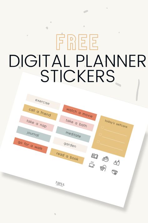 free digital stickers for your digital planne Goodnotes Free, Free Digital Stickers, Sticker Freebies, Free Digital Planner, Digital Bullet Journal, Life Planning, Goodnotes Stickers, Planner Pdf, Free Medical