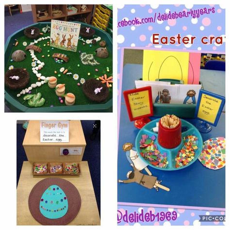 Easter continuous provision ideas Easter Continuous Provision, Easter School, Continuous Provision, Egg Hunt, Easter Ideas, Easter