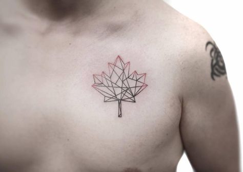 Maple Leaf Tattoos, Skyline Tattoo, Compass Rose Tattoo, Coordinates Tattoo, Leaf Tattoo, Map Tattoos, Line Art Tattoos, Line Tattoos, Bang Bang