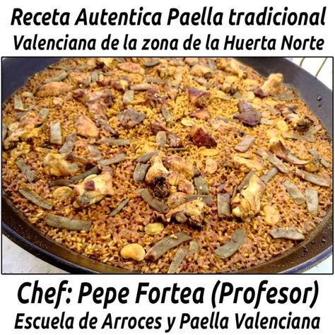 Paella Valenciana, Valencia, Chef