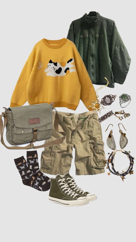 Silly Outfit Ideas, Nerdcore Outfit, Childcore Aesthetic Outfit, Silly Outfits, Silly Clothes, Cool Outfit Ideas, Cooler Style, Funky Outfits, Little Outfits