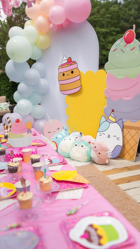 From adorable decorations to fun party favors, your little one’s special day will be a sweet success when you shop Oriental Trading Company!

📸@The.Nicki.Odom
#BirthdayParty 
#Squishmallows 
#OrientalTrading 
#PartySupplies 
#SweetCelebration
#PartyThemes
#KidsParty Squishie Themed Birthday Party, Squishies Birthday Party Ideas, Squish Mellow Party Ideas, Swuishmellow Birthday Party, Squishy Birthday Party Ideas, Squish Mellow Party, 6 Birthday Party, Fun Party Favors, 6th Birthday Party