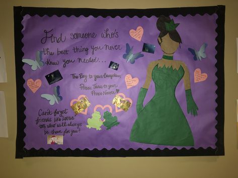 Princess And The Frog Bulletin Board, Princess And The Frog Poster, Frog Bulletin Boards, Frog Poster, Ra Bulletins, Ra Bulletin Boards, Resident Assistant, Princess And The Frog, The Frog