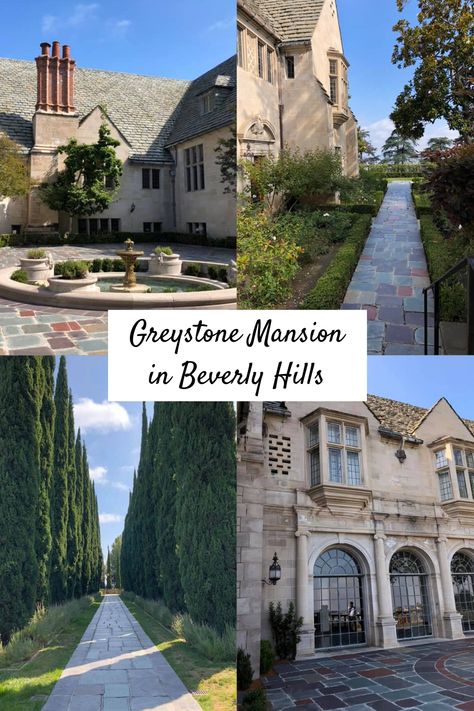 Greystone Mansion Wedding, Mansion In Beverly Hills, Greystone Mansion, Beverly Hills Wedding, Los Angeles Aesthetic, Gamble House, Beverly Hills Mansion, Mansion Tour, Closed For Holidays