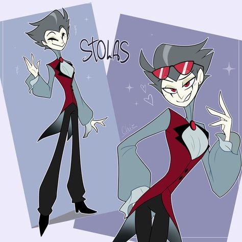 Stoles Helluva Boss Human, Hell Of A Boss, Human Stolas, Chinese Cartoon, Incubus, Vivziepop Hazbin Hotel, Japanese Cartoon, Human Design, Hotel Art