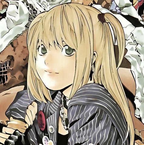 Blonde Anime Icon, Misa Icon, Misa Amane Icon, Blonde Pfp, Orihime Bleach, L Icon, Y2k Profile Picture, Misa Amane, Desain Signage