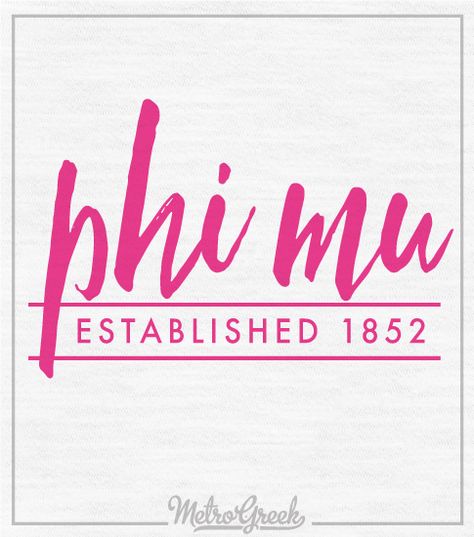 Phi Mu Shirts Design, Phi Mu Shirts, Bid Day Shirts, Sorority Shirt Designs, Greek Shirts, Phi Mu, Greek Letters, Sorority And Fraternity, Bid Day