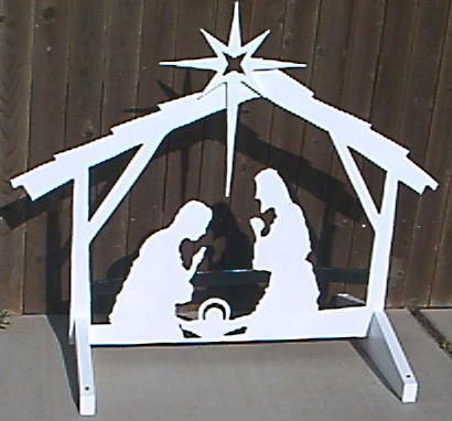 What Sells The Best? - by Mean_Dean @ LumberJocks.com ~ woodworking community Diy Nativity Scene, White Nativity Set, Nativity Scene Silhouette, Outdoor Nativity Sets, Christmas Lawn Decorations, Outdoor Nativity Scene, Nativity Scene Sets, Nativity Silhouette, Outdoor Nativity