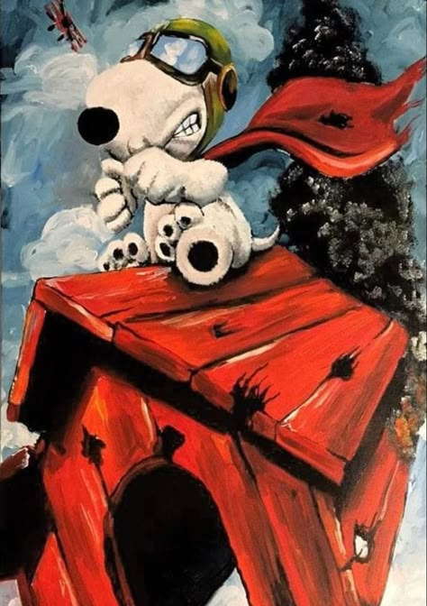 Red Baron Snoopy, Snoopy Red Baron, Snoopy Tattoo, Snoopy Cartoon, Snoopy Funny, Flying Ace, Snoopy Images, Red Baron, Snoopy Wallpaper