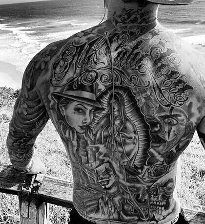 Back Full Back Tattoo, Chicano Tattoo, Full Back Tattoos, Amazing Tattoos, Back Tattoo, Cool Tattoos, Buddha Statue, Art Tattoo, Tattoo Ideas