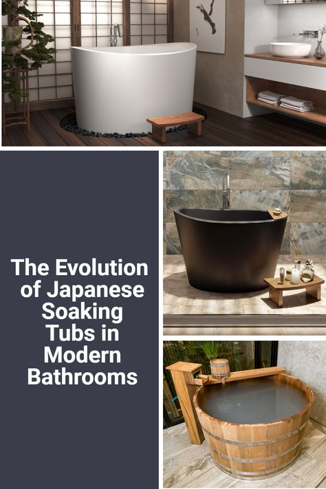 Discover the evolution of Japanese soaking tubs and their integration into modern bathroom designs. Learn about their unique benefits and how they enhance contemporary homes. Bathroom With Japanese Soaking Tub, Japanese Tubs Soaking, Japanese Soak Tub Shower Combo, Bathtubs For Small Bathrooms Japanese Soaking Tubs, Japanese Soaker Tub, Japanese Soaking Tub Shower Combo, Small Japanese Bathtub, Japanese Deep Soaking Tub, Japanese Bathtub