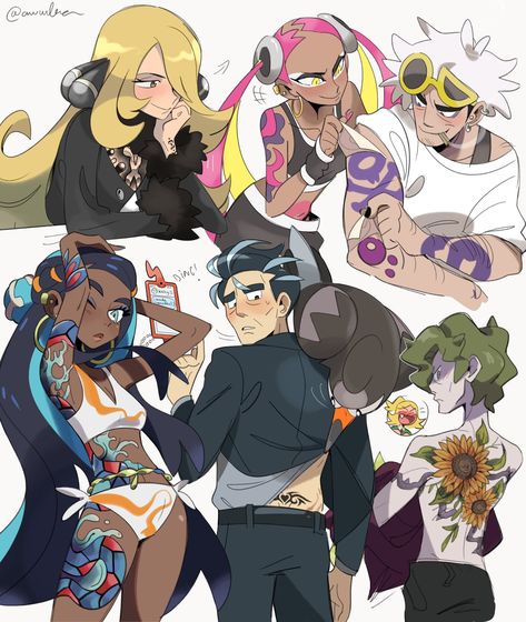 Legendary Pokemon As Humans, Professor Hop Pokemon, Dark Type Pokemon Trainer Oc, Pokemon Body Base, Guzma Pokemon Wallpaper, Pokémon Scarlet Fanart, Nemona X Female Player, Pokemon Gym Leaders Fanart, Human Pokemon Male