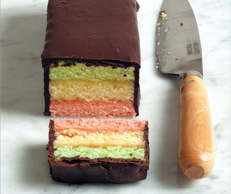 Gluten-Free Italian Rainbow Cookies Recipe | Food Republic Rainbow Cookies Recipe, Italian Rainbow Cookies, Gluten Free Italian, Rainbow Cookies, Sorbet Recipes, Yogurt Cake, Piece Of Cake, Yummy Eats, Amazing Recipes