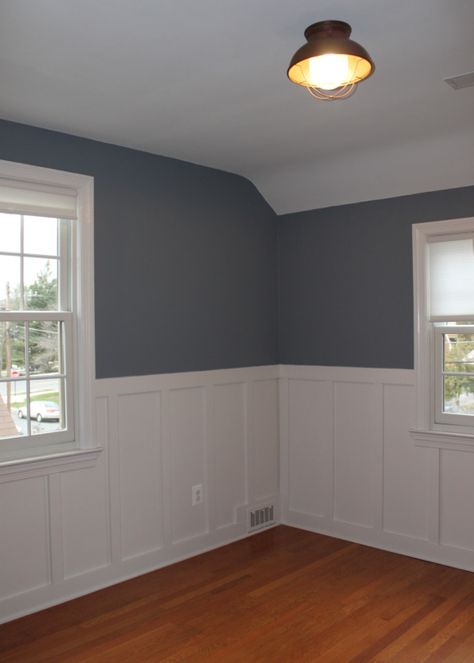 nice light for boys rooms White Waynes Coating Bedroom, Basement Waynes Coating, Waynes Coating In Kitchen, Bottom Wall Ideas, Bedroom Waynes Coating Ideas, White Waynes Coating Gray Walls, Wayne Coating Dining Room, Bedroom With Waynes Coating, Waynes Coating In Bedroom