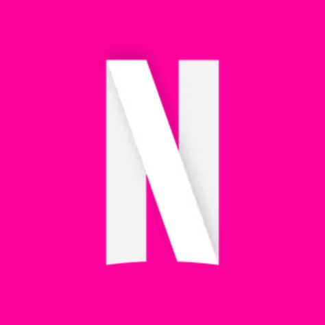 Hot Pink Netflix Icon, Hot Pink Widget Icons, App Icon Hot Pink, Preppy Widgets, Preppy Homescreen, Netflix App Icon, Pink Apps, Barbie Icon, Netflix App