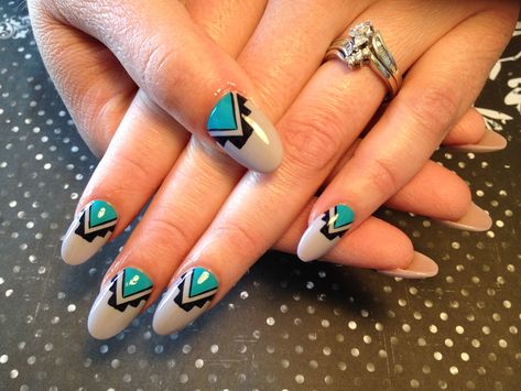 native american nail art designs | Native Americans Native Inspired Nails, Indian Gel Nail Designs, Western Nails Aztec, Native American Nail Art Designs, Native American Inspired Nails, Western Nail Art Designs, Native Nail Art, Native American Nail Designs, Aztec Nails Design