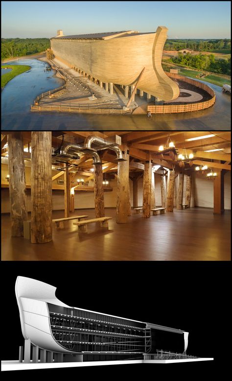 The Ark Encounter, Quick View Bible, Answers In Genesis, Noah Ark, Floating Architecture, Scale Model Ships, Heaven Art, Bible Images, Bible Illustrations