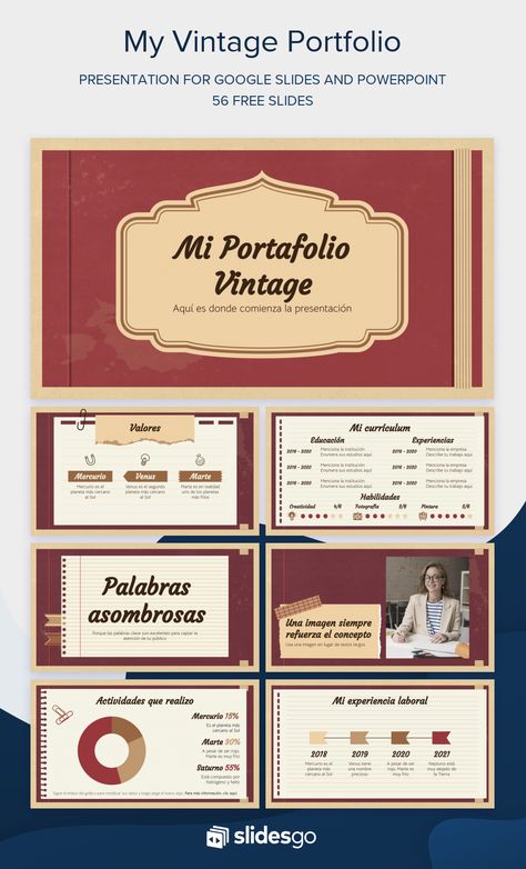 Cute Powerpoint Templates, Vintage Portfolio, Free Powerpoint Presentations, Presentation Slides Design, Powerpoint Slide Designs, Presentation Design Layout, Slides Design, Powerpoint Design Templates, Powerpoint Background Design