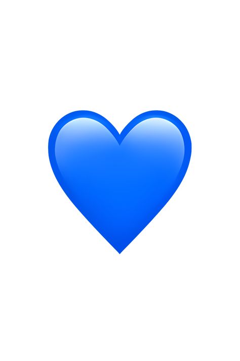 The 💙 Blue Heart emoji is a heart-shaped symbol that is colored blue. It has a smooth and shiny surface, and its edges are slightly curved. The blue color of the heart is a bright and vibrant shade, similar to the color of the sky on a clear day. The emoji is often used to express love, affection, and friendship. Blue Heart Emoji Meaning, Blue Heart Png, Blue Heart Icon, Blue Heart Wallpaper, Emoji Blue, Emoji Ip, Blue Heart Emoji, Iphone Png, Emoji Heart