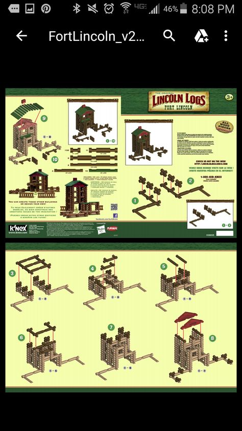 Lincoln log instructions Lincoln Logs Ideas Buildings, Lincoln Logs Instructions, Lincoln Logs Ideas Projects, Lincoln Logs Ideas, Log Creations, Logs Ideas, Pinterest Mom, Log Building, Log Ideas