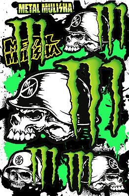 Metal Mulisha, Monster Can, Motocross, New England, Comic Book Cover, Art, Design