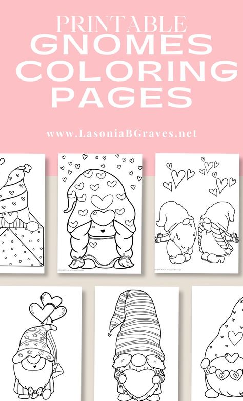 printable gnomes coloring pages Free Valentines Coloring Pages For Kids, Valentines Coloring Pages For Adults, Gnomes Coloring Pages Free Printable, Free Gnome Coloring Pages, Free Printable Valentine Cards For Kids To Color, Gnome Printables Free, Valentines Day Coloring Pages For Kids, Valentine’s Day Coloring Pages, Valentine Coloring Pages Free Printables