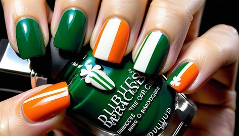 Celebrate Irish pride with stunning #IrishFlagNailArt! Bold designs, vibrant colors, & easy DIY steps make it the ultimate must-try #NailArt for #StPatricksDay or anytime! Flaunt creativity, style, & patriotism all at once. Are you ready to nail this? https://fitgag.com/irish-flag-nail-art/4861/ Diy Steps, Flag Nails, Irish Pride, Irish Flag, St Patrick’s Day, Make It, Easy Diy, Vibrant Colors, Flag