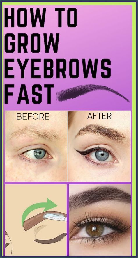 Grow Eyebrows Faster, Grow Eyebrows, Grow Eyebrows Thicker, Growth Supplements, Cleaning Your Ears, How To Grow Eyebrows, Ginger Smoothie, Health Signs, Homemade Facials