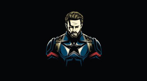 Captain America Minimalist Design Wallpaper, HD Minimalist 4K Wallpapers | Wallpapers Den Captain America Quotes, Iron Man Hd Wallpaper, Captain America Wallpaper, Pikachu Wallpaper, Pacific Rim, Age Of Ultron, Universe Art, Valerian, Steve Rogers