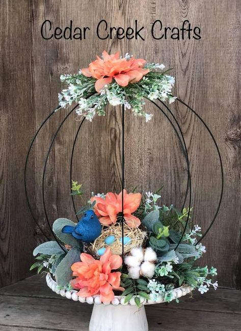 3d Wreath Ideas, 3d Wreath Form Ideas, Dollar Tree Wreath Diy, Wreath Form Ideas, Wreath Diy Ideas, Tree Wreath Diy, 3d Wreath, Dollar Tree Wreath, Creative Easter Baskets