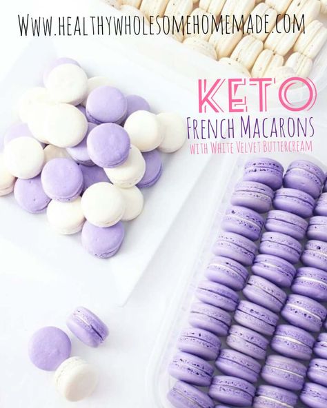 Keto Macarons Recipe, Keto Macarons, Keto Macaroons, Galletas Keto, Desserts Keto, Postre Keto, French Macaroons, Starting Keto Diet, Keto Sweets