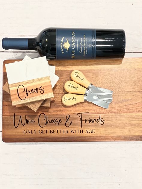 Charcuterie Board Burn Design, Charcuterie Engraving Ideas, Laser Charcuterie Board, Engraved Charcuterie Board Ideas, Charcuterie Board Cricut Ideas, Cricut Charcuterie Board, Cheese Board Quotes, Charcuterie Board Engraving Ideas, Cheese Board Sayings