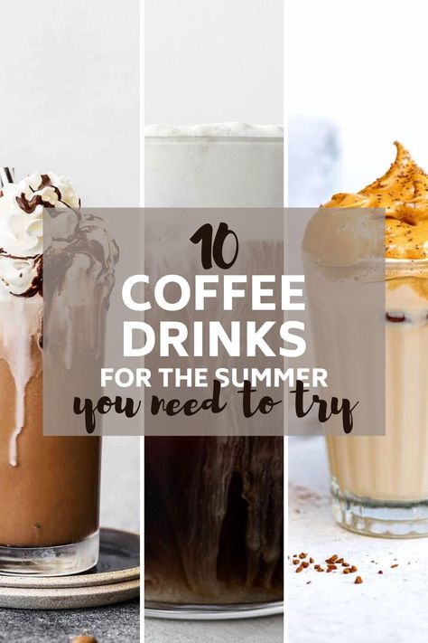 10 Summer Coffee Drinks You NEED To Try – Milk and Pop Cold Coffee Alcoholic Drinks, Best Cold Coffee Recipe, Summer Coffee Flavors, Boozy Iced Coffee Drinks, Coffee Cocktails Iced, Iced Coffee Popsicles, Alcoholic Coffee Drinks, Summer Coffee Drinks, Coffee Popsicles