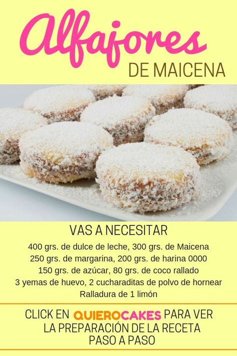 Todoacerca de los alfajores de maicena, una receta muy popular en Argentina, donde lo encuentras en casi todas las panaderías, confiterías y bares del país #alfajores #recetasargentinas #alfajoresdemaicena #postres #panaderia #recetasdulces #quiero #quierocakesblog Caramel Cookies, Koh Tao, Open Water, Sweet Desserts, Original Recipe, Chip Cookies, Sweet Recipes, Baking Recipes, Food To Make