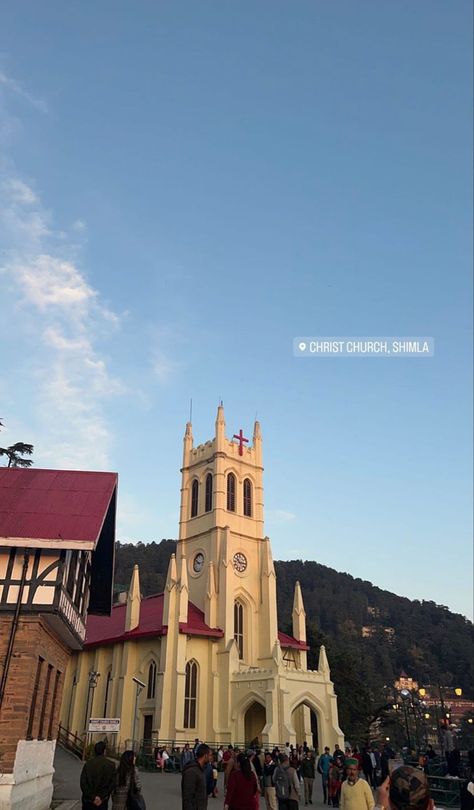 Shimla Snapchat, Kashmir Aesthetic, Holiday Aesthetic, Movie Love Quotes, Cool Mirrors, Instagram My Story, Shimla, Christ Church, Funny True Quotes