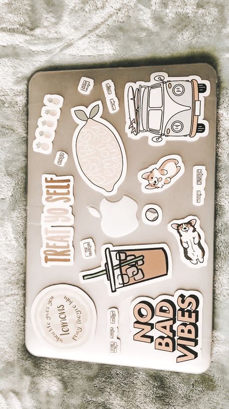 Apple Laptop Stickers, Macbook Cover Stickers, Macbook Case Stickers, Stiker Macbook, Mac Stickers, Laptop Decoration, Laptop Case Stickers, Macbook Covers, Cute Laptop Stickers