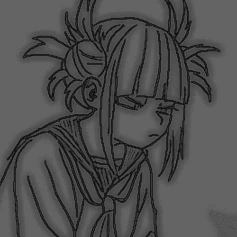 Toga Himiko, Dark Images, Anime Black, Paper Craft Diy Projects, Gothic Anime, Manga Icons, Aesthetic Dark, Black And White Aesthetic, Boku No Hero Academy