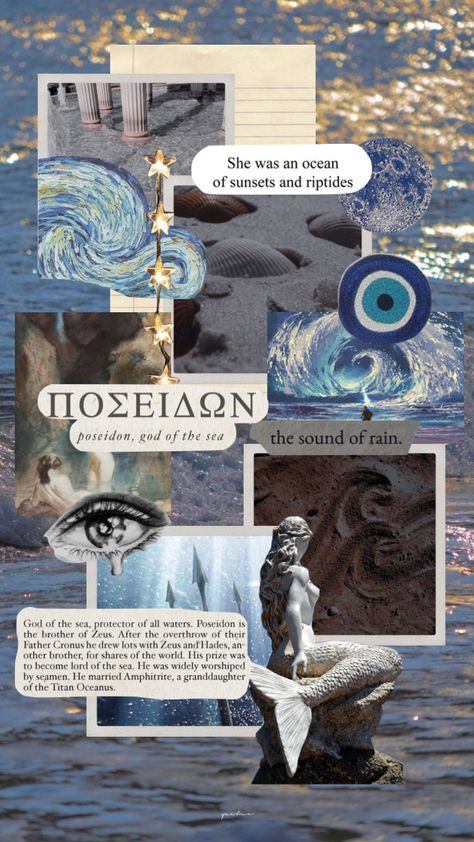 Daughter Of Poseidon Art, Poseidon Wallpaper Iphone, Posiden Aesthetic Greek Mythology, Children Of Poseidon Aesthetic, Son Of Poseidon Aesthetic, Poseidon Aesthetic Wallpaper, Cabin 3 Poseidon Aesthetic, Child Of Poseidon Aesthetic, Daughter Of Poseidon Aesthetic