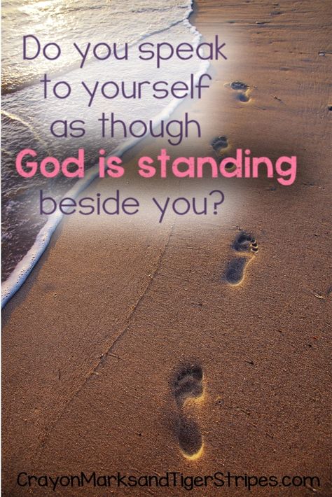 Do you speak to yourself as though God is standing beside you? What does your self talk look like? Ayurvedic Living, Successful Marriage Tips, Christian Woman Encouragement, Faith Messages, Life Verses, Christian Post, Speak Life, Encouraging Scripture, Blessed Life