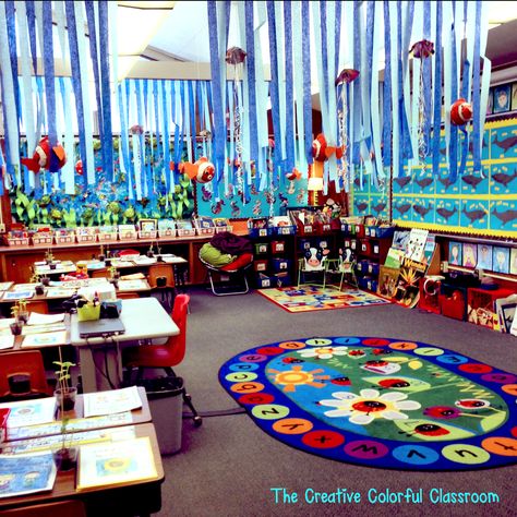 The Creative Colorful Classroom: Open House and Our Ocean Research Center Beach Theme Classroom, Nautical Classroom, Classroom Images, Ocean Classroom, Ocean Projects, School Open House, Ocean Theme Classroom, Ocean Unit, Prek Classroom