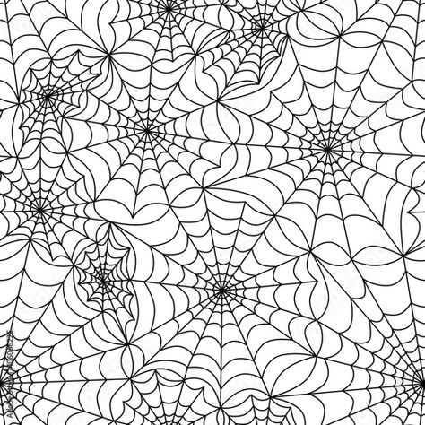 Spider Web Pattern, Background Halloween, Web Pattern, Trippy Designs, Glitter Digital Paper, Web Patterns, Spooky Tattoos, Halloween Vector, Black Phone Wallpaper