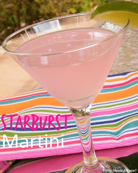 Starburst Martini, Whipped Vodka, Flavored Lemonade, Jello Shot, Martini Recipe, Fruity Cocktails, Martini Recipes, Raspberry Lemonade, Vodka Cocktails