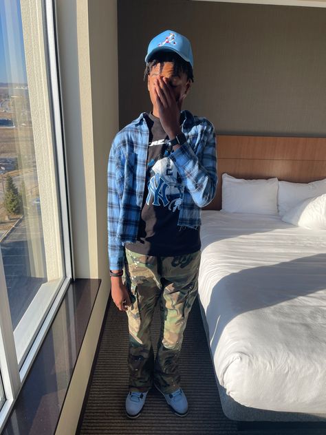 Blue Camo Outfit, Camouflage Cargo Pants Outfit Men, Blue Camo Pants Outfit, Camo Pants Outfit Men, Camo Cargo Pants Outfit, Cargo Pants Outfit Men, Camo Pants Outfit, Guys Fashion Casual, Cargo Outfit