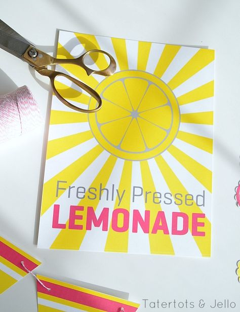 Summer Lemonade Stand Free Printable Signs - easy lemonade stand ideas Easy Lemonade Stand, Lemonade Stand Printables, Kids Lemonade Stands, Lemonade Stand Ideas, Lemonade Stand Sign, Easy Lemonade, Lemonade Stand Party, Kids Lemonade, Lemonade Stands