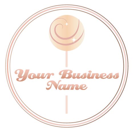 Cake Pop Logo  Premade Logo Design Cake Pop Logo, Pop Logo, Cupcake Logo, Oreo Pops, Design Logos, Premade Logo Design, Logo Business, Cake Pop, Premade Logo