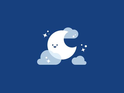 Goodnight Moon by Ally Klionsky Moon Illust, Goodnight Moon, Good Night Moon, Moon Night, Moon Design, Good Night, Global Community, Sleep, Moon