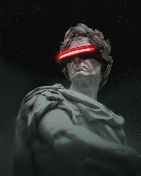 Julius Caeser, Salar Khan on ArtStation at https://www.artstation.com/artwork/yk6dq8 Julius Caesar, Neon Aesthetic, Surreal Art, Great Britain, Photo Poses, Cyberpunk, Historical Figures, Neon, Movie Posters