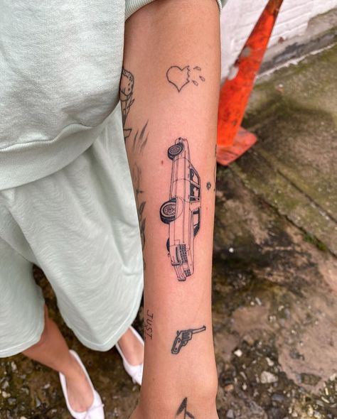 probably Dima on Instagram: “Happy plant, just ask and 1977 bonneville @linmick” Ferrari Tattoo, 12 Tattoos, Gem Tattoo, Camera Tattoo, White Ferrari, Cute Little Tattoos, Cute Small Tattoos, Discreet Tattoos, Dainty Tattoos