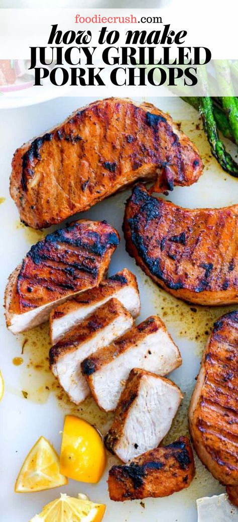 Boneless Pork Chop Recipes On The Grill, Boneless Pork Chop Grilled Recipes, Grilled Butterfly Pork Chops, Thick Pork Chop Recipes Grilled, Grilled Pork Loin Chops Recipes, Butterfly Pork Chop Recipes Grilled, Pork Chop Grilled Recipes, Tender Grilled Pork Chops, Grill Boneless Pork Chops