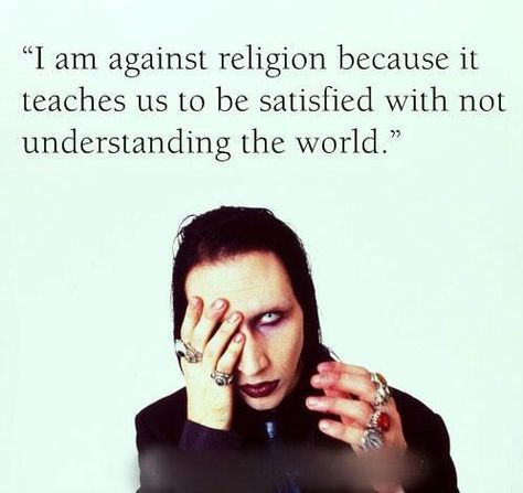 Marylin Manson--so true good sir, so true. Marilyn Manson Quotes, Muzică Rock, Losing My Religion, I'm With The Band, Marilyn Manson, Lyric Quotes, Music Quotes, A Quote, Hard Rock